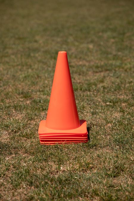 Practice cones  12" Tall Red
