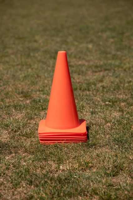 Practice cones  12" Tall Red