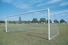 6' x 18'6" Semi Permanent 4" Round Goals w/ No Clips (PAIR)
