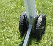 Removable Wheels For Round Goals  with Channel  Clips
