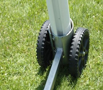 Removable Wheels For Round Goals  with Channel  Clips