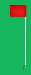 Heavy  Duty Spike Tip Corner Flags - Set of 4