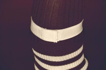 Soccer Sock Holders - 1" Black Elastic