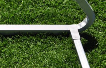 Back Bottom Bars for Tournament Aluminum Goals With Push Buttons Each