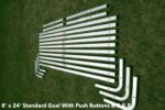 6'6" X 18'6" Standard Aluminum Goals